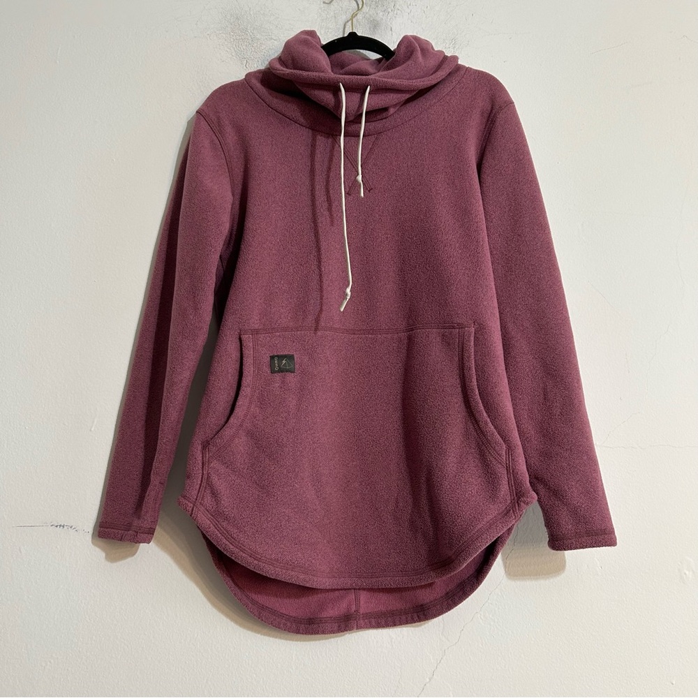 Deso Tallac Fleece Pullover Sweatshirt in Iris Medium Gorpcore Outdoor Fall Cozy